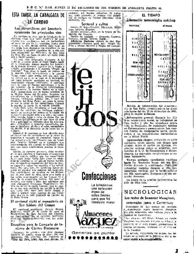 ABC SEVILLA 23-12-1965 página 85