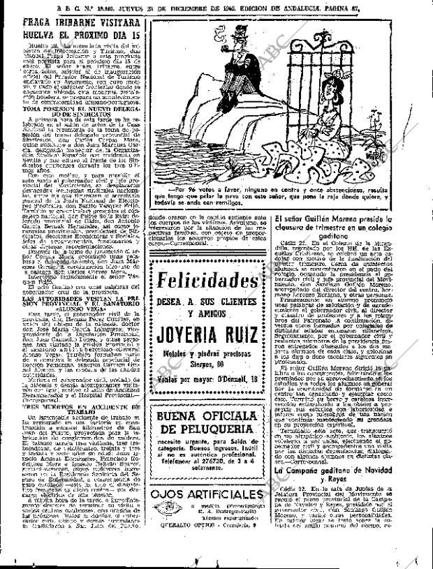 ABC SEVILLA 23-12-1965 página 87