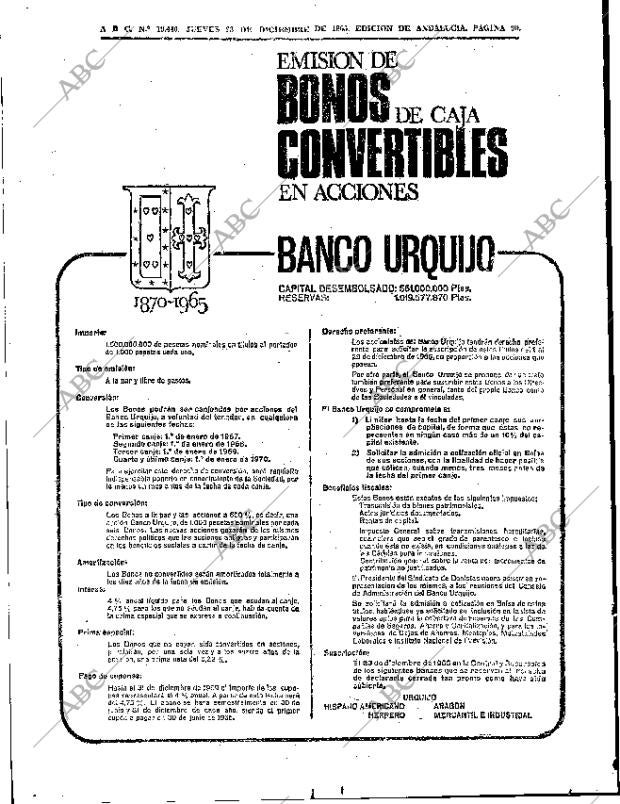 ABC SEVILLA 23-12-1965 página 90