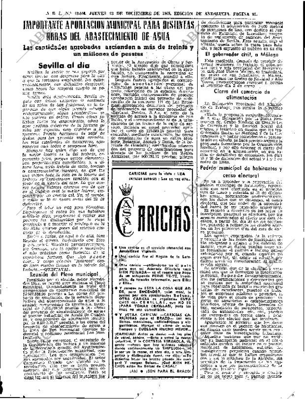 ABC SEVILLA 23-12-1965 página 91