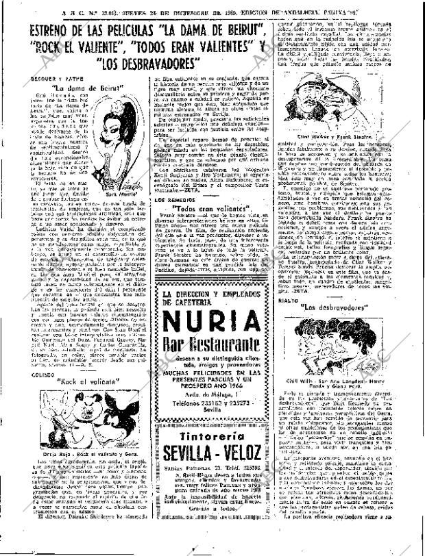 ABC SEVILLA 23-12-1965 página 99