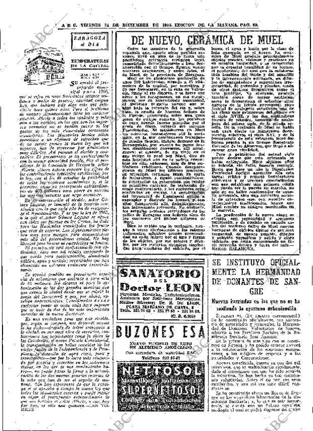 ABC MADRID 24-12-1965 página 89