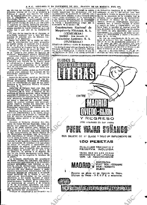 ABC MADRID 26-12-1965 página 101