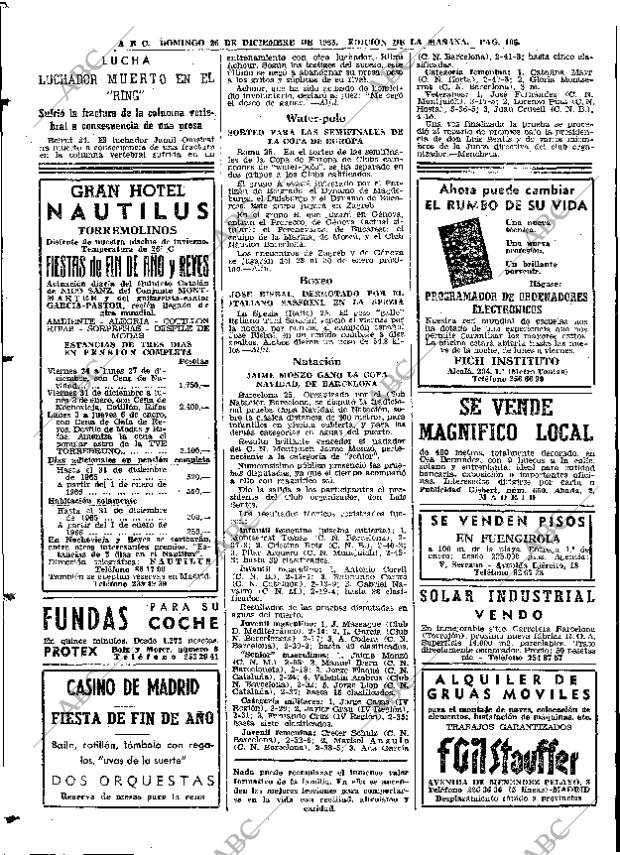 ABC MADRID 26-12-1965 página 106