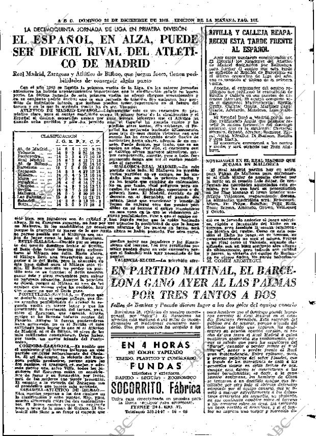 ABC MADRID 26-12-1965 página 107