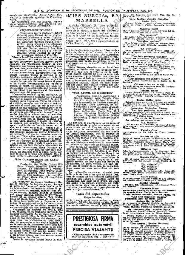 ABC MADRID 26-12-1965 página 110