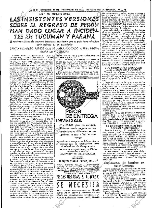 ABC MADRID 26-12-1965 página 73