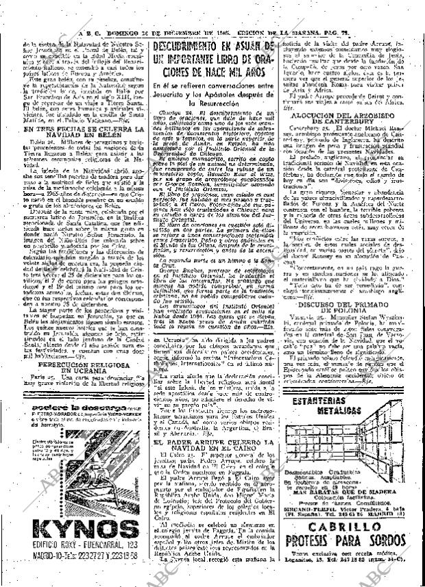 ABC MADRID 26-12-1965 página 78