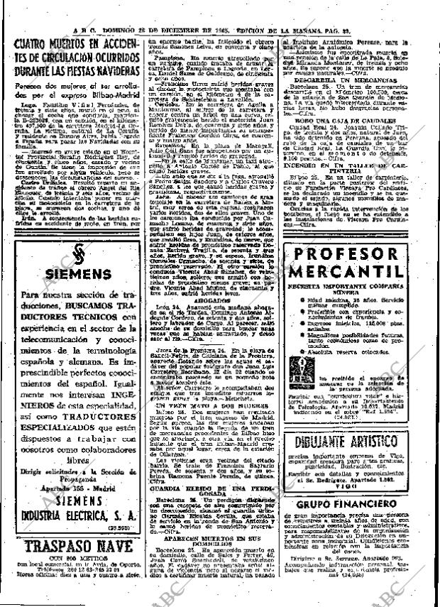 ABC MADRID 26-12-1965 página 82