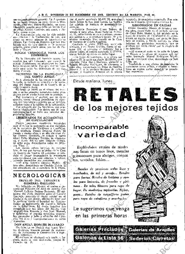 ABC MADRID 26-12-1965 página 93