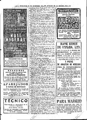 ABC MADRID 29-12-1965 página 114