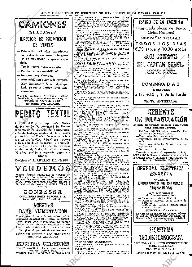 ABC MADRID 29-12-1965 página 115