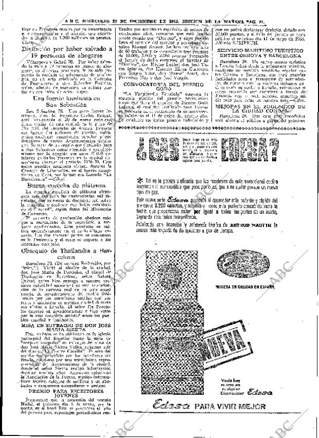 ABC MADRID 29-12-1965 página 87