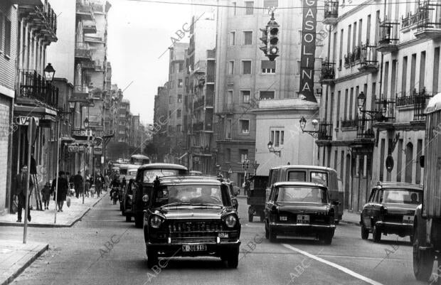 Semáforo en la calle Cartagena