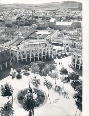 Vistas Aérea de una plaza de Valdepeñas