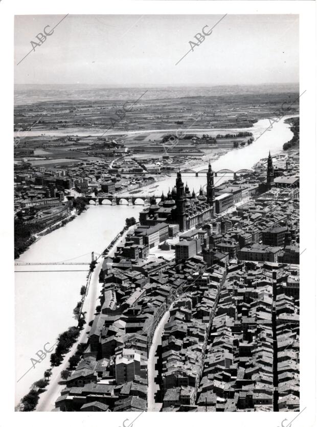 Vista aérea de Zaragoza