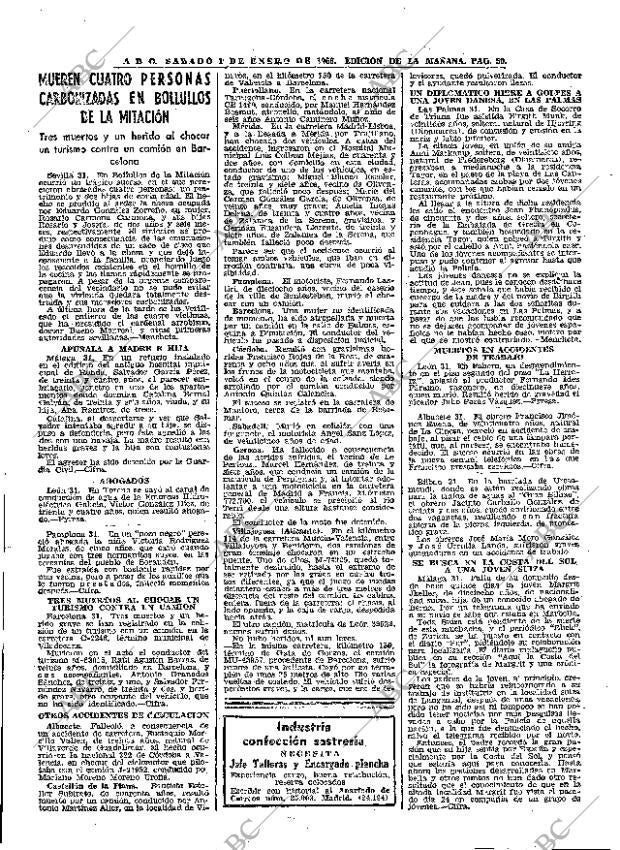 ABC MADRID 01-01-1966 página 50
