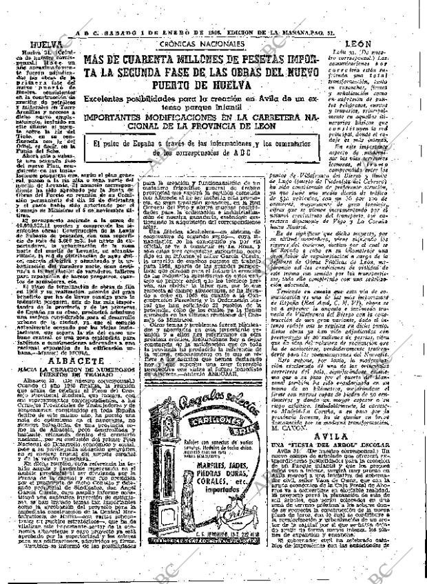 ABC MADRID 01-01-1966 página 51
