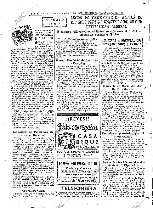 ABC MADRID 01-01-1966 página 55