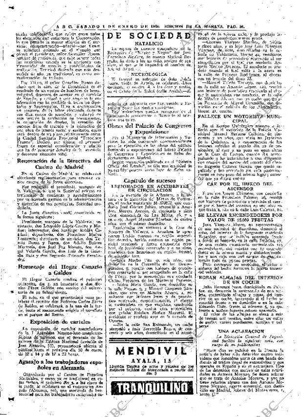 ABC MADRID 01-01-1966 página 56