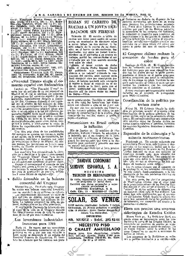 ABC MADRID 01-01-1966 página 62