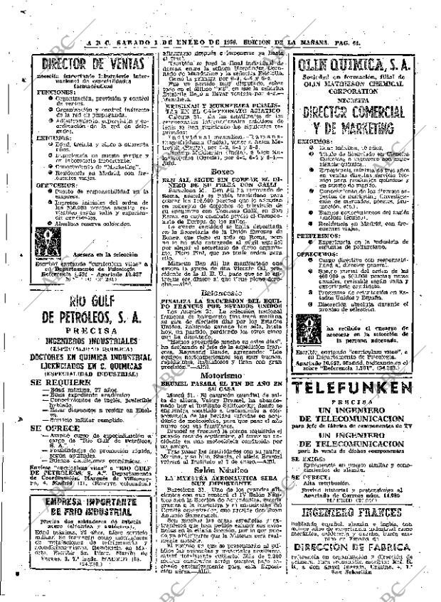ABC MADRID 01-01-1966 página 64