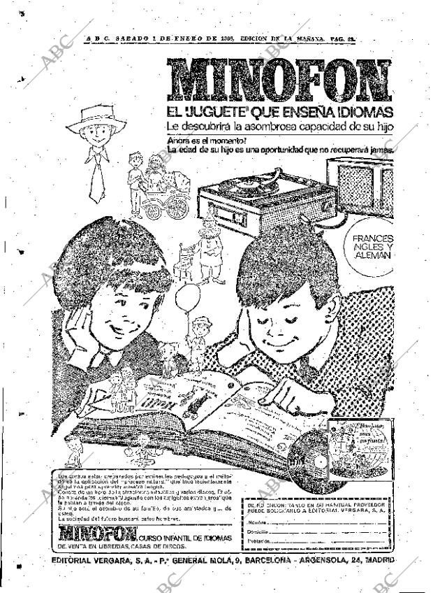 ABC MADRID 01-01-1966 página 68