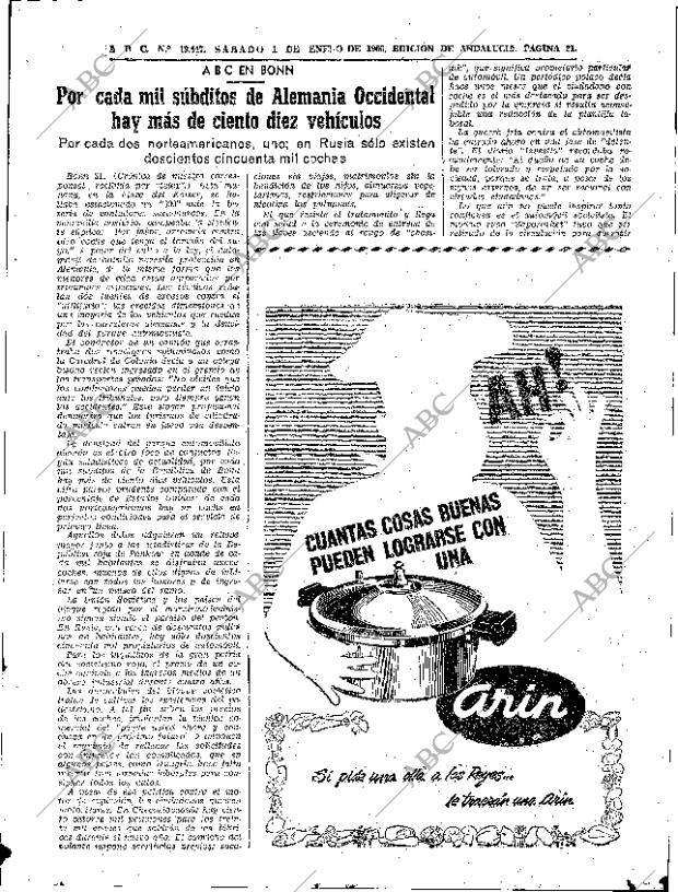 ABC SEVILLA 01-01-1966 página 21