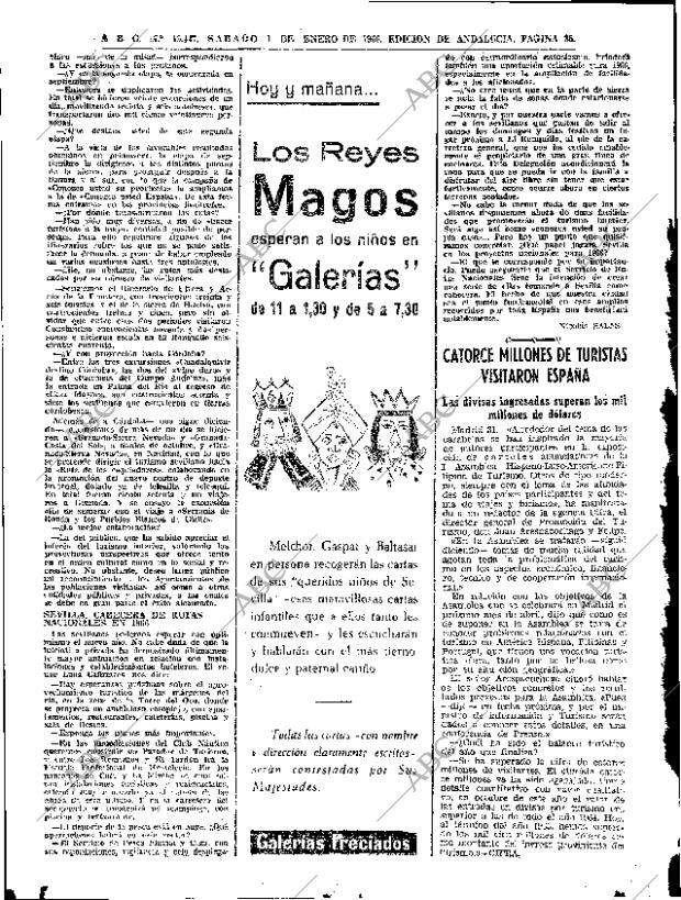 ABC SEVILLA 01-01-1966 página 36