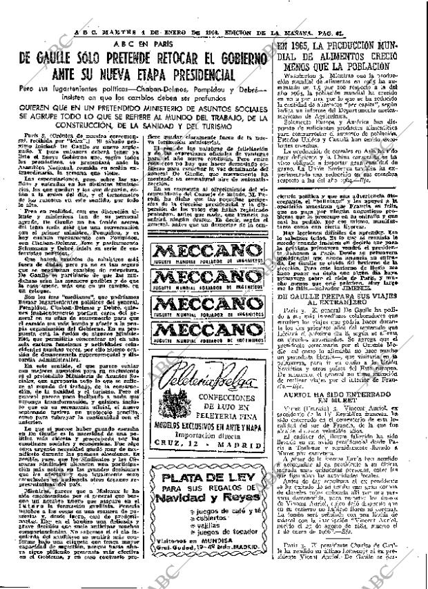 ABC MADRID 04-01-1966 página 61