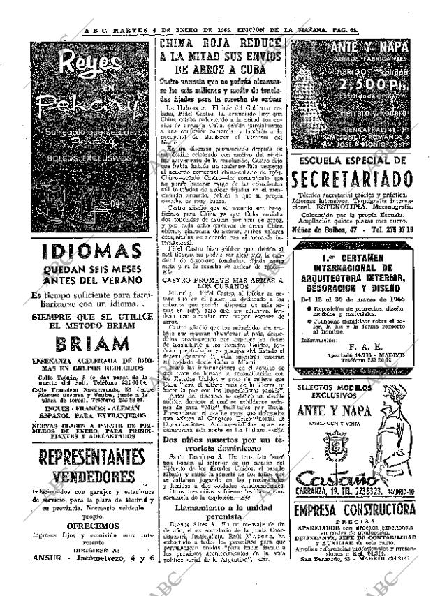 ABC MADRID 04-01-1966 página 64