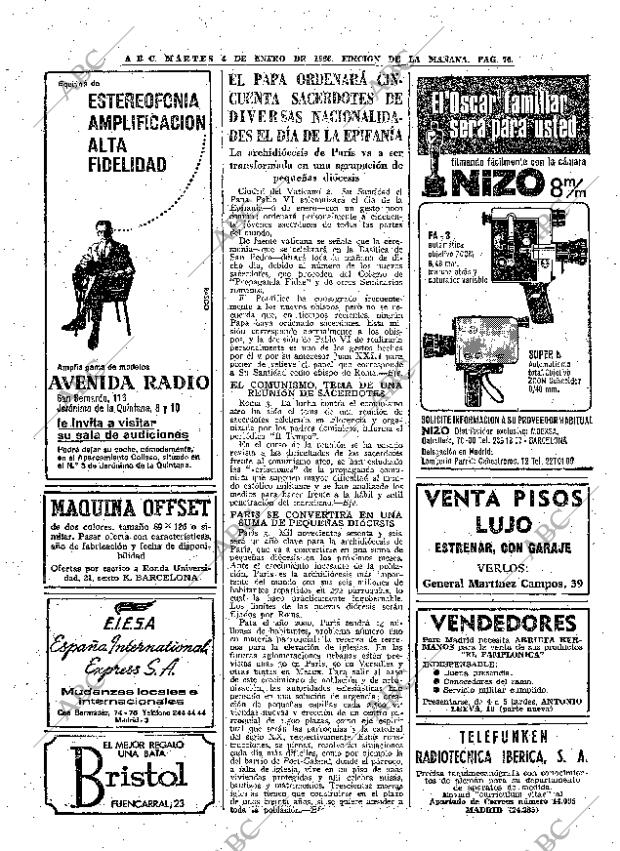 ABC MADRID 04-01-1966 página 70