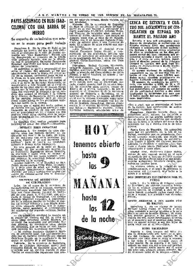 ABC MADRID 04-01-1966 página 76