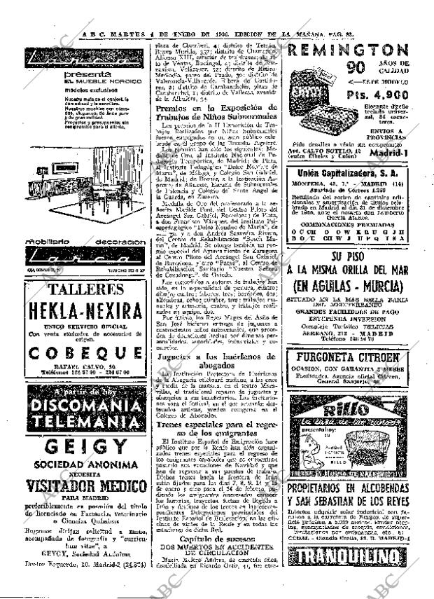 ABC MADRID 04-01-1966 página 82