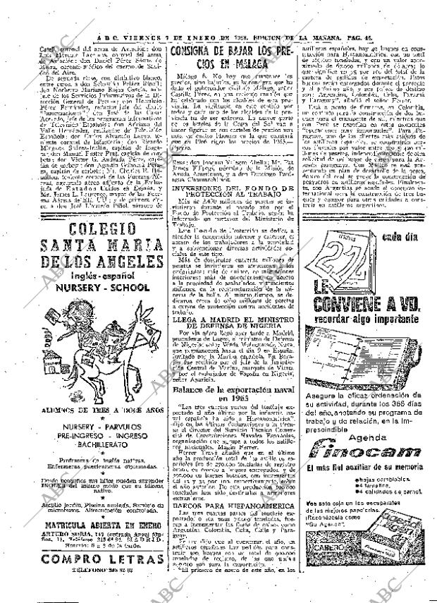 ABC MADRID 07-01-1966 página 44