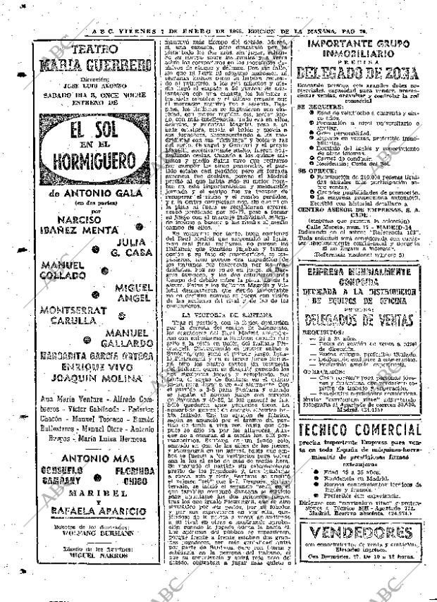 ABC MADRID 07-01-1966 página 70
