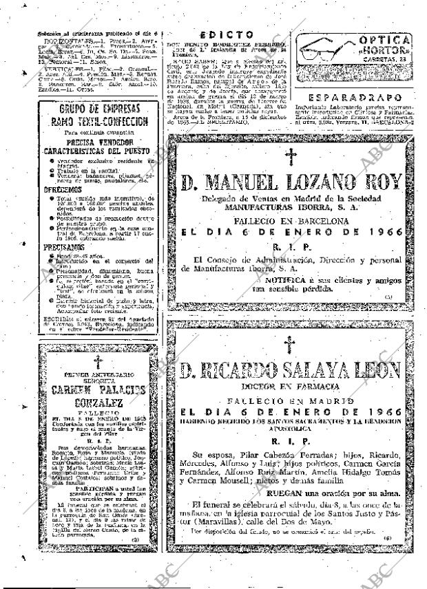 ABC MADRID 07-01-1966 página 84