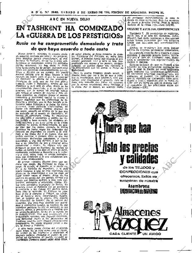 ABC SEVILLA 08-01-1966 página 21