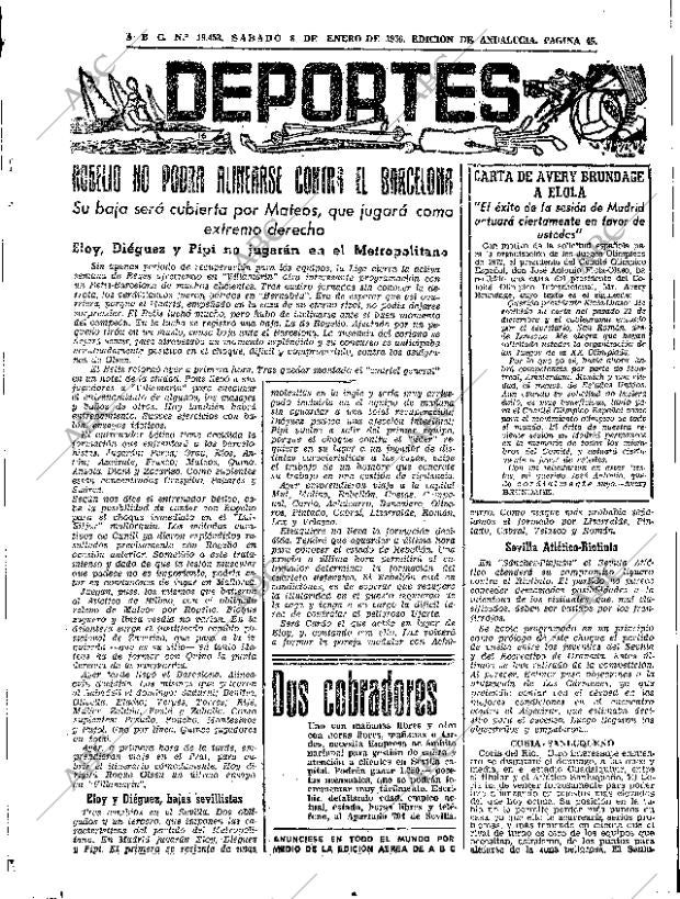 ABC SEVILLA 08-01-1966 página 45