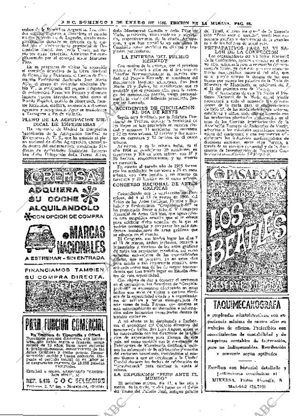 ABC MADRID 09-01-1966 página 68