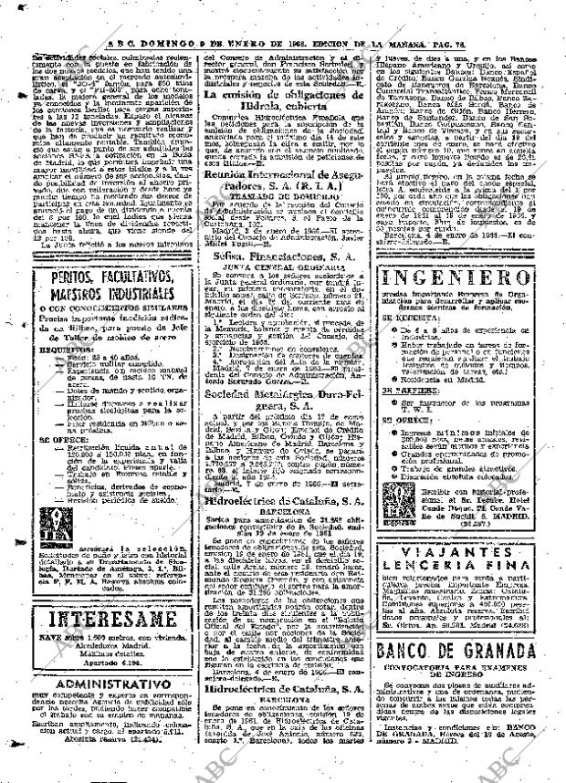ABC MADRID 09-01-1966 página 78
