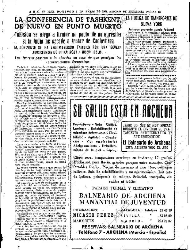ABC SEVILLA 09-01-1966 página 33