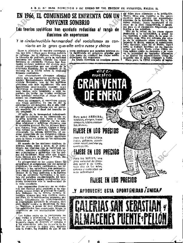 ABC SEVILLA 09-01-1966 página 41