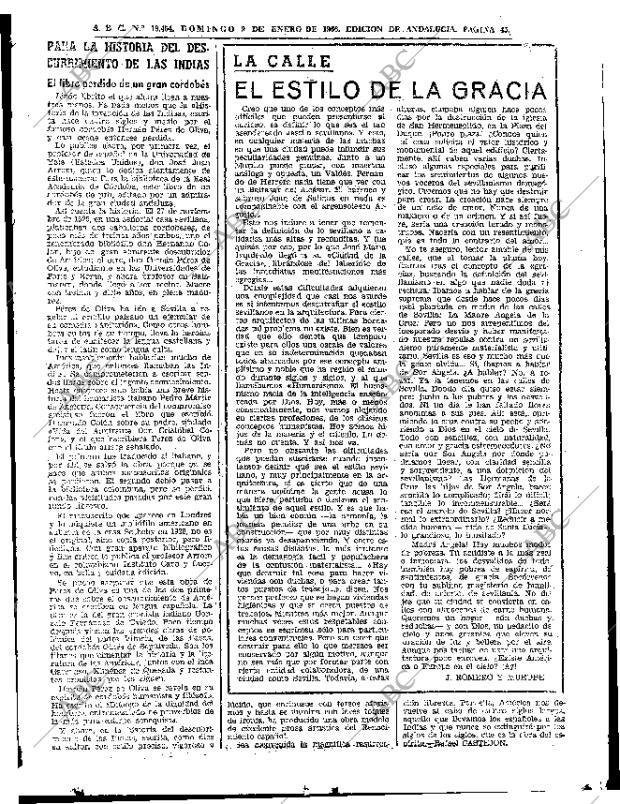 ABC SEVILLA 09-01-1966 página 45