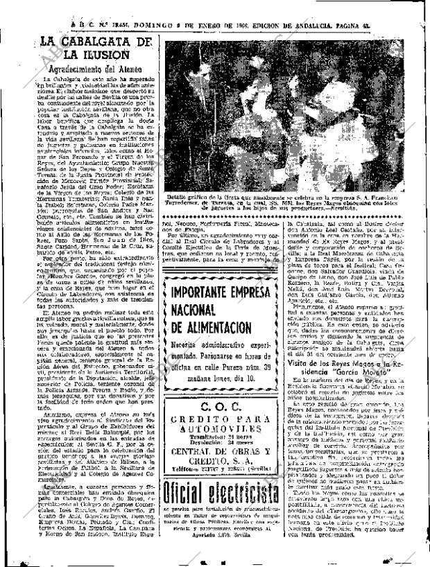 ABC SEVILLA 09-01-1966 página 48