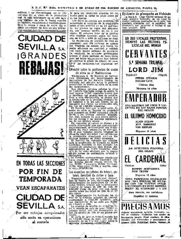 ABC SEVILLA 09-01-1966 página 50