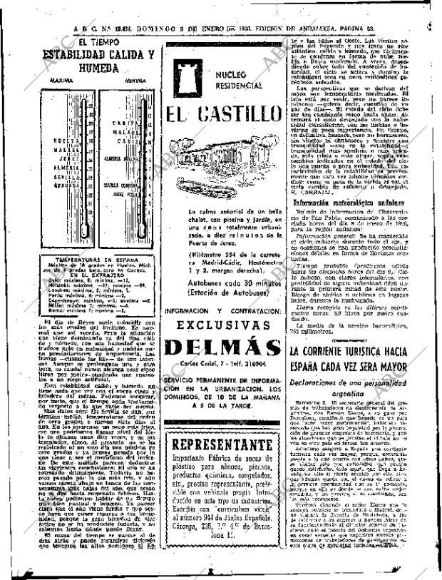 ABC SEVILLA 09-01-1966 página 52