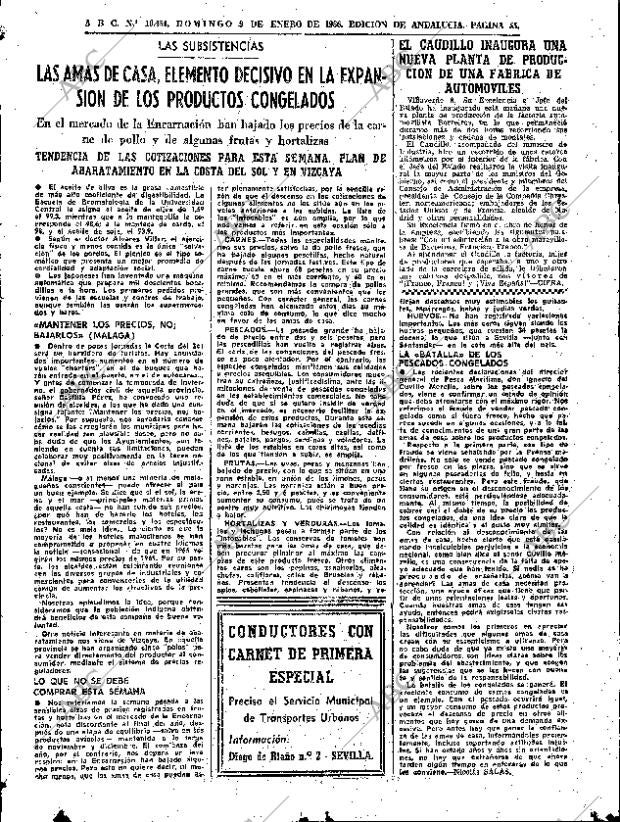 ABC SEVILLA 09-01-1966 página 55