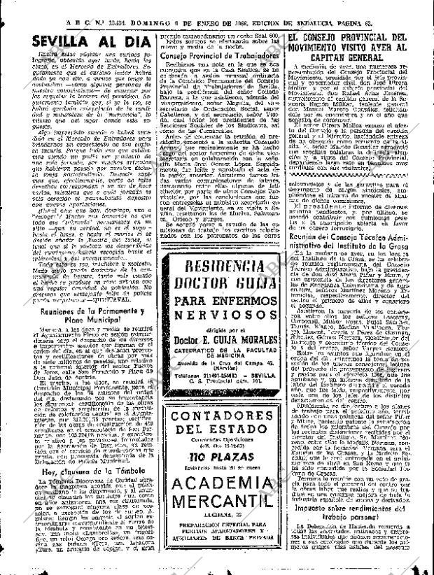 ABC SEVILLA 09-01-1966 página 63