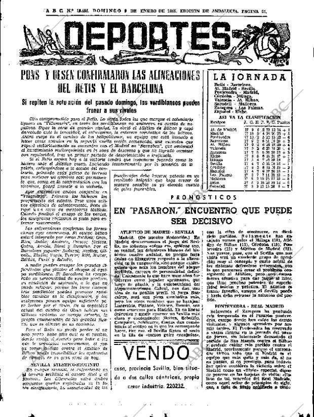 ABC SEVILLA 09-01-1966 página 65